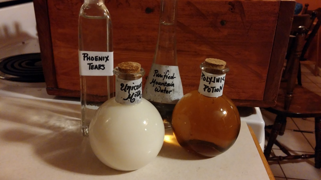 How to make your own Harry Potter Potions Kit by Katie of Curdled Like Cheese as a guest post on EvinOK.com