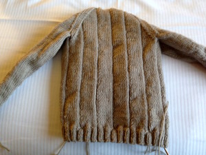 Gramps Cableknit Child's Cardigan knit by Marseille