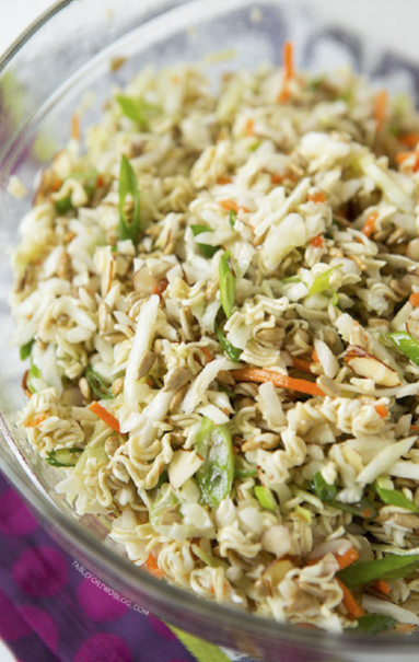 Chopped Chicken Salad with Wasabi Dressing like Tao Tao's Chicken Salad Recipe | EvinOK.com