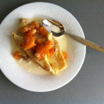 Apricot bread & butter pudding EvinOK