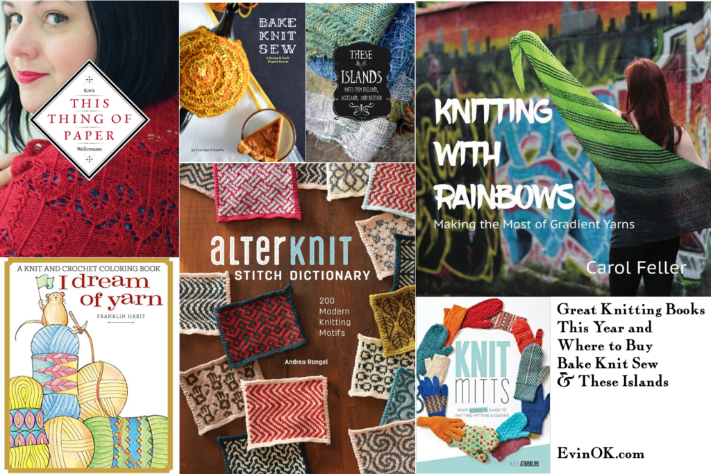 Great Knitting Books This Year and Where to Buy Bake Knit Sew & These Islands | EvinOK