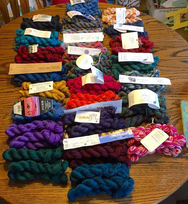 ADVENTurous KAL mini skein swap