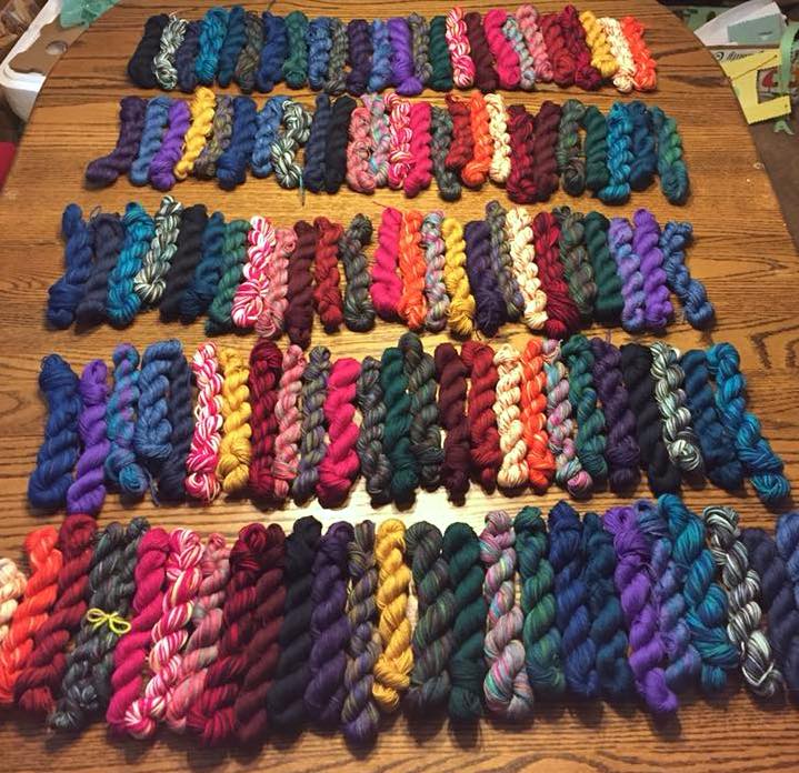 ADVENTurous KAL mini skein swap