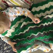 Ballyhoura Baby Blanket Free Knitting Pattern | EvinOK