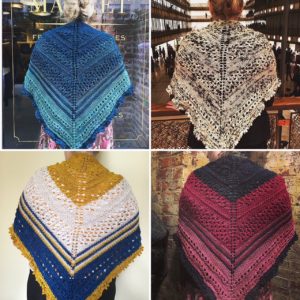 City Stitchette - Chelsea Girl Shawl four ways