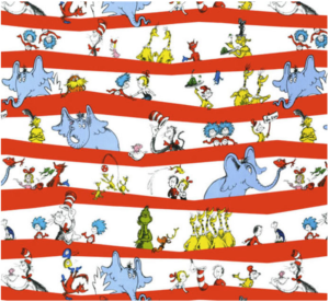 Dr Seuss Fabric for a story time quilt | EvinOK