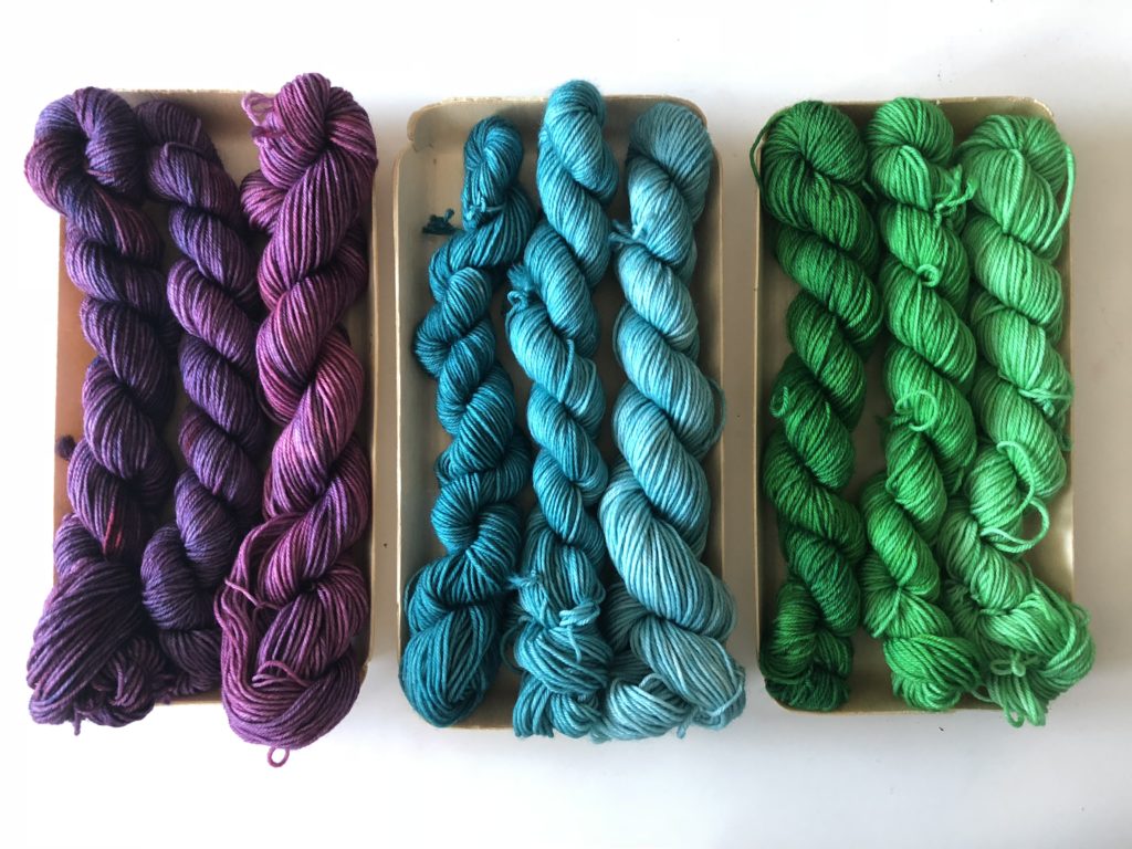 Mini Skeins from Eve Chambers Textiles | EvinOK