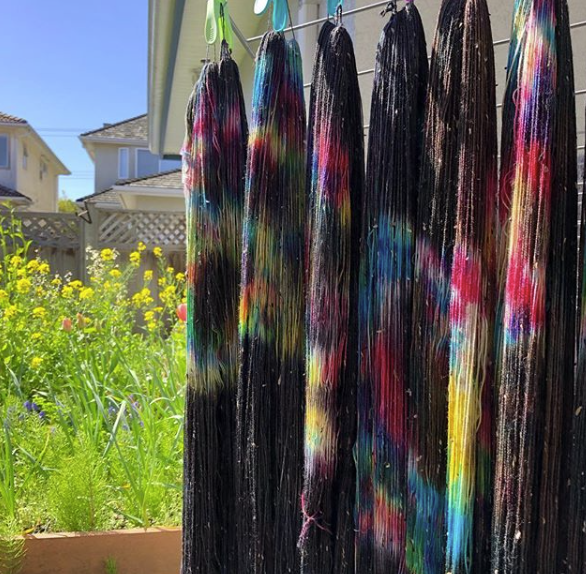 Interview with Yoriko Oki of Fibre Art Studio, yarn hand-dyer | EvinOK