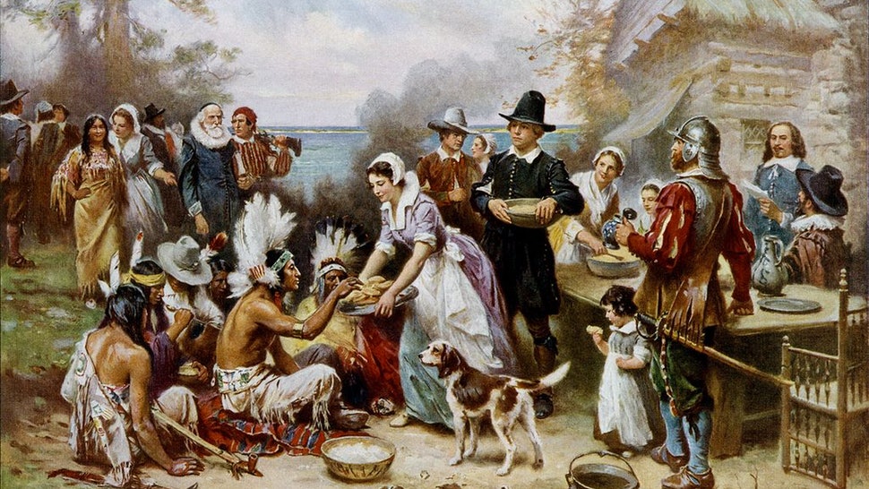 First Feast, Later Known as First Thanksgiving - Source Wiki Commons