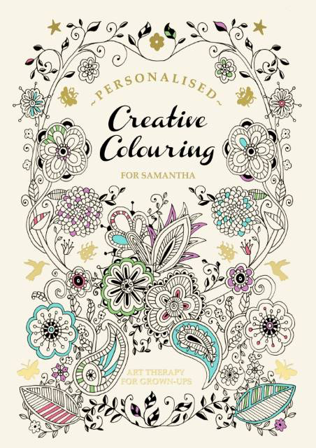 Personalised Colouring Book for Adults - In The Book