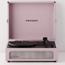 Pink Bluetooth Record Player