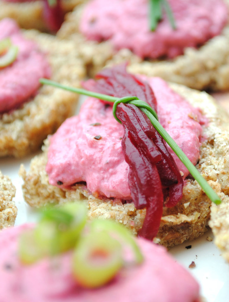 Chilled Beetroot Canapes