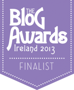 2013 Blog Awards Ireland Finalist